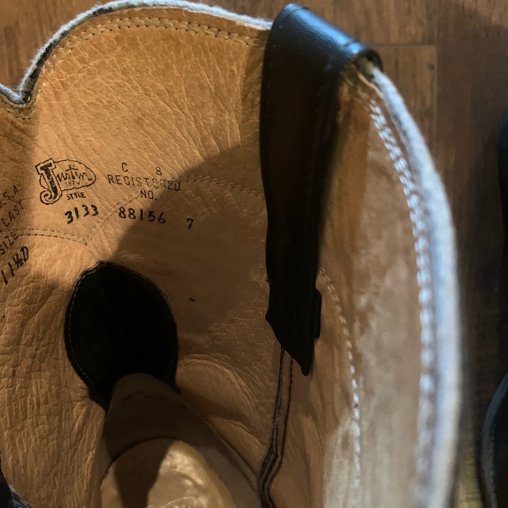 Justin Men’s Kipskin Roper Western Boots - Picture 5 of 14